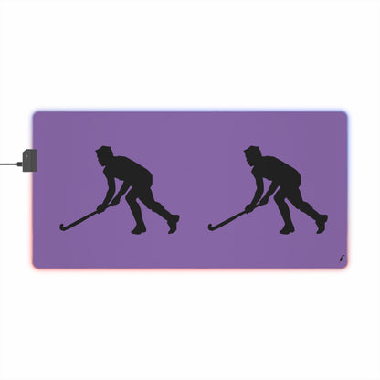 LED Gaming Mouse Pad: Hockey Lite Purple