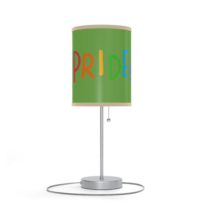 Lamp on a Stand, US|CA plug: LGBTQ Pride Green