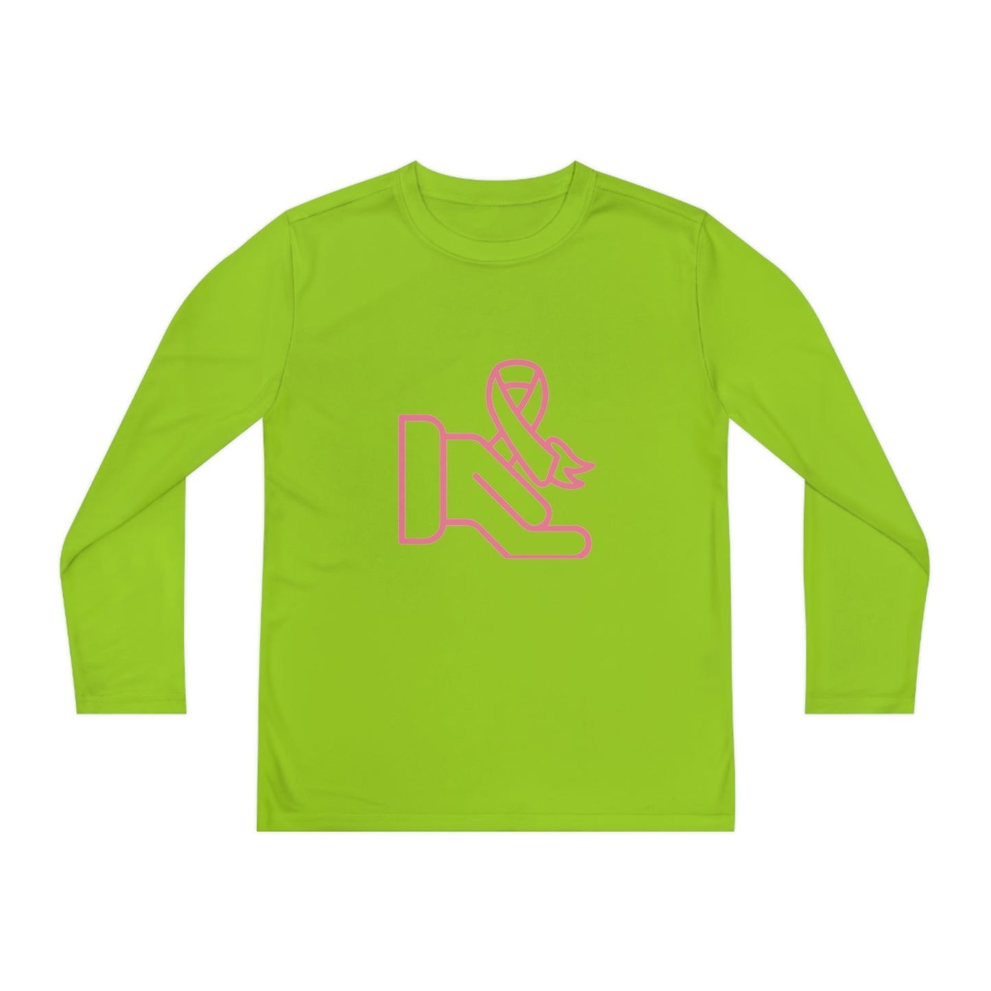 Youth Long Sleeve Competitor Tee: Fight Cancer