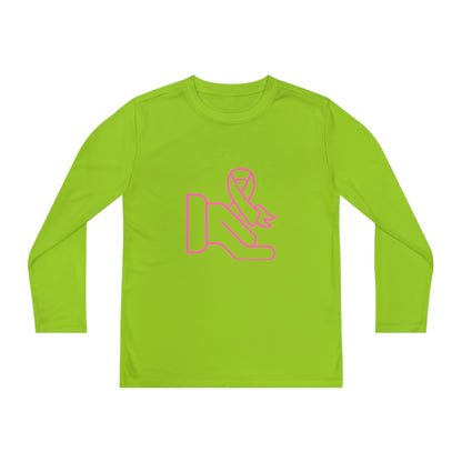 Youth Long Sleeve Competitor Tee: Fight Cancer