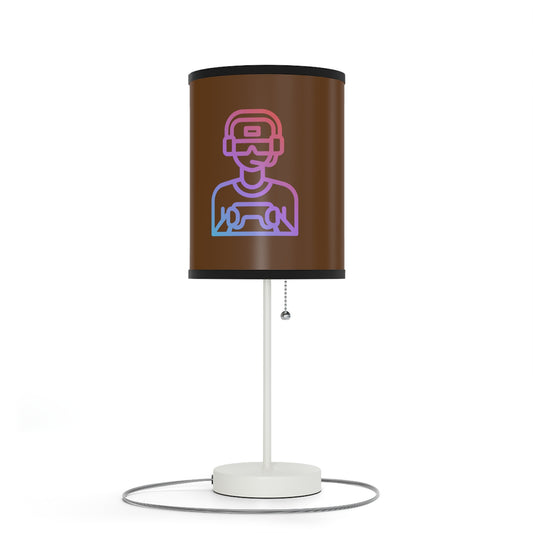 Lamp on a Stand, US|CA plug: Gaming Brown