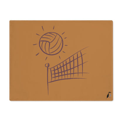 Placemat, 1pc: Volleyball Lite Brown