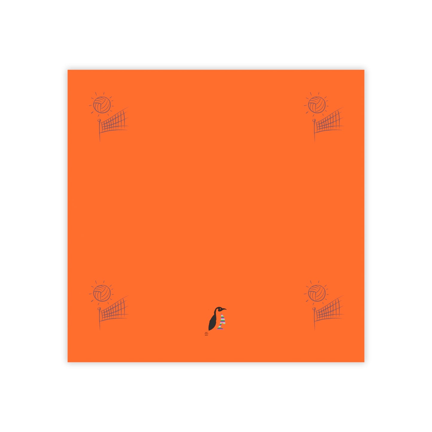 Post-it® Note Pads: Volleyball Orange