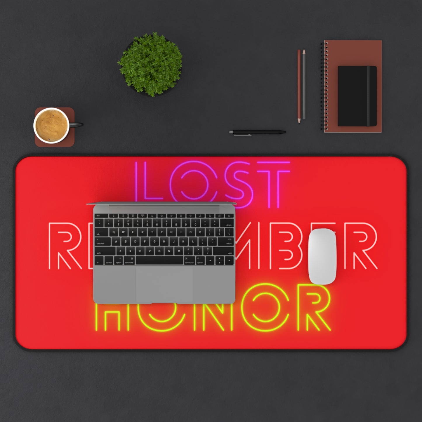 Desk Mat: Lost Remember Honor Red