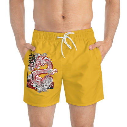 Swim Trunks: Dragons Yellow