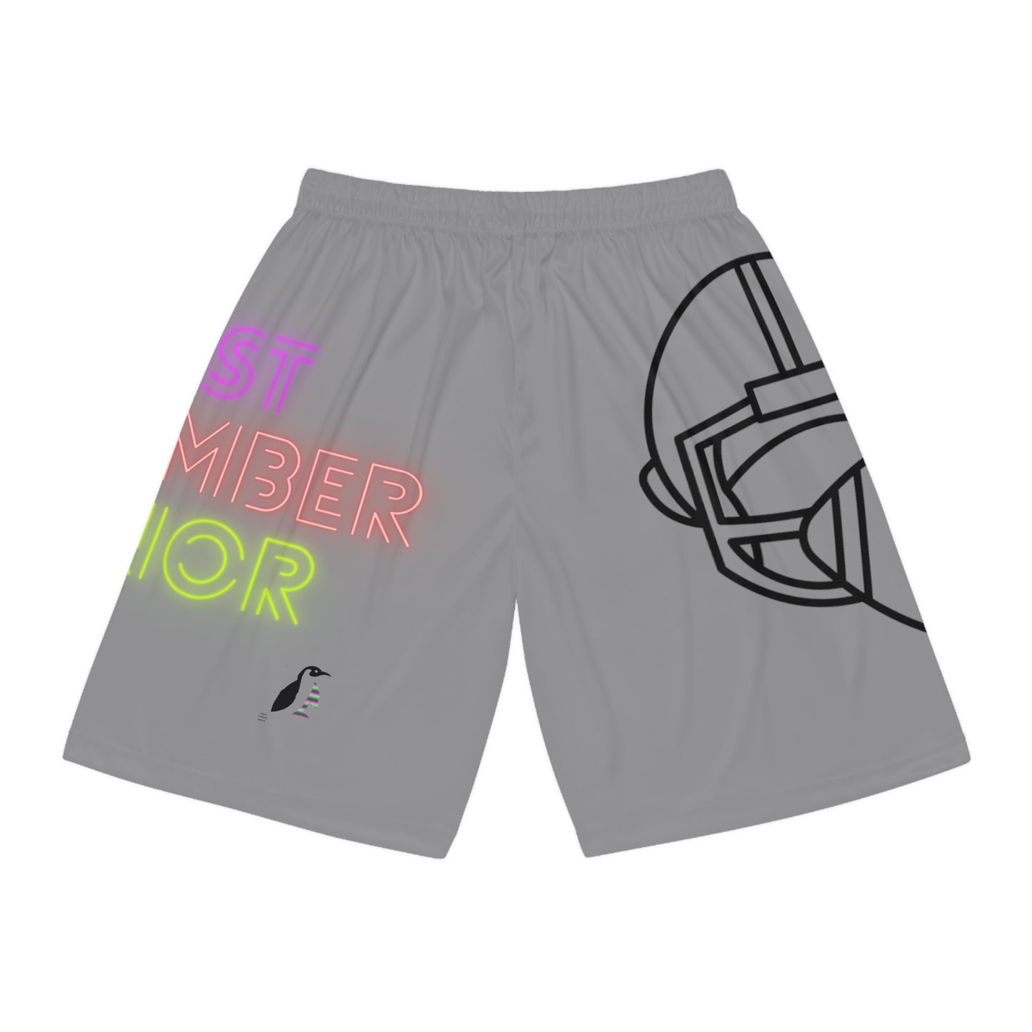 Basketball Shorts: Football Grey