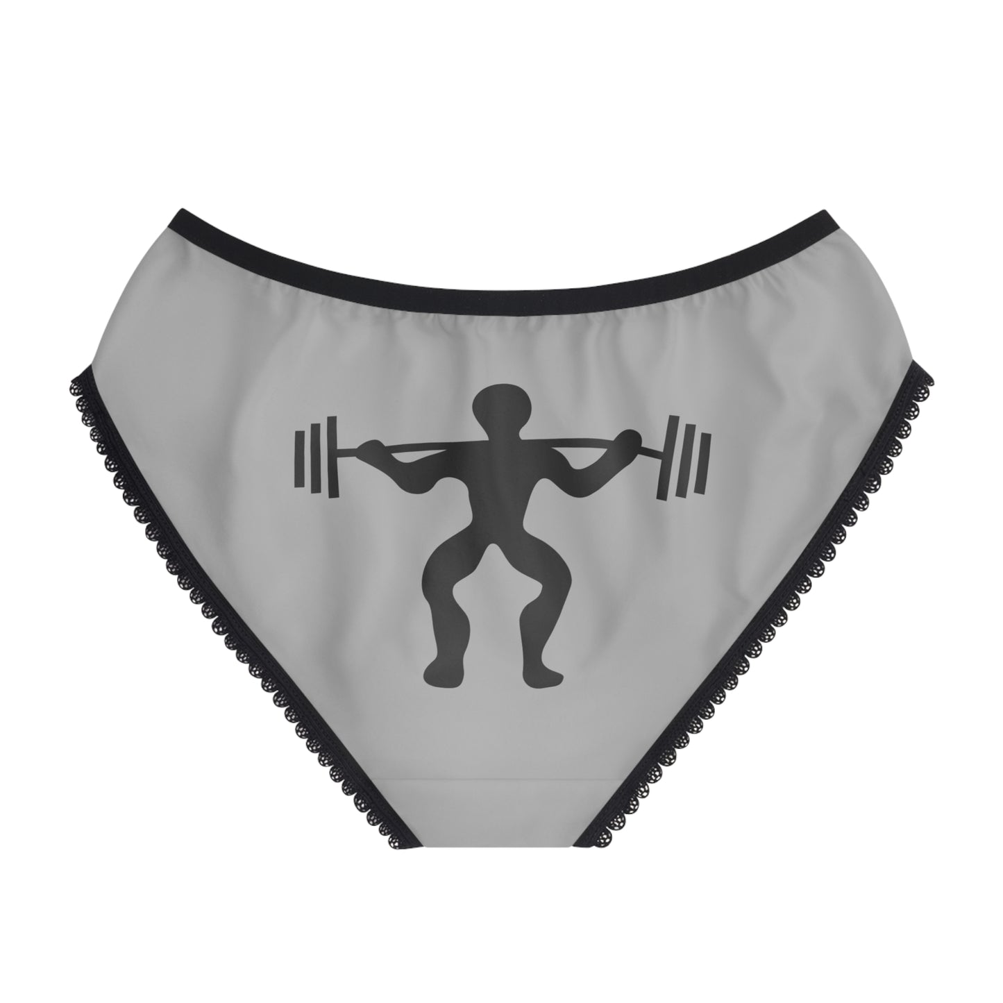 Women's Briefs: Weightlifting Lite Grey