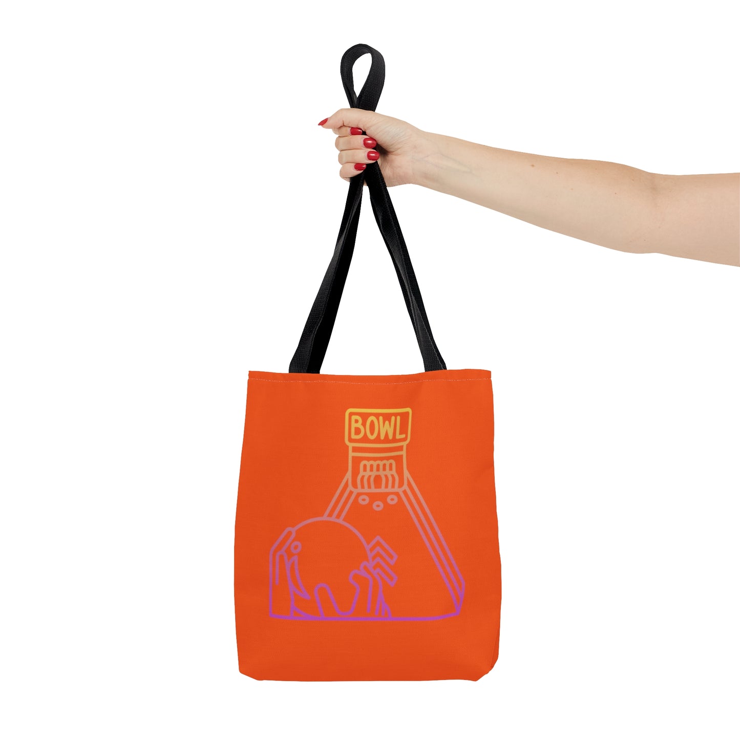 Tote Bag: Bowling Orange