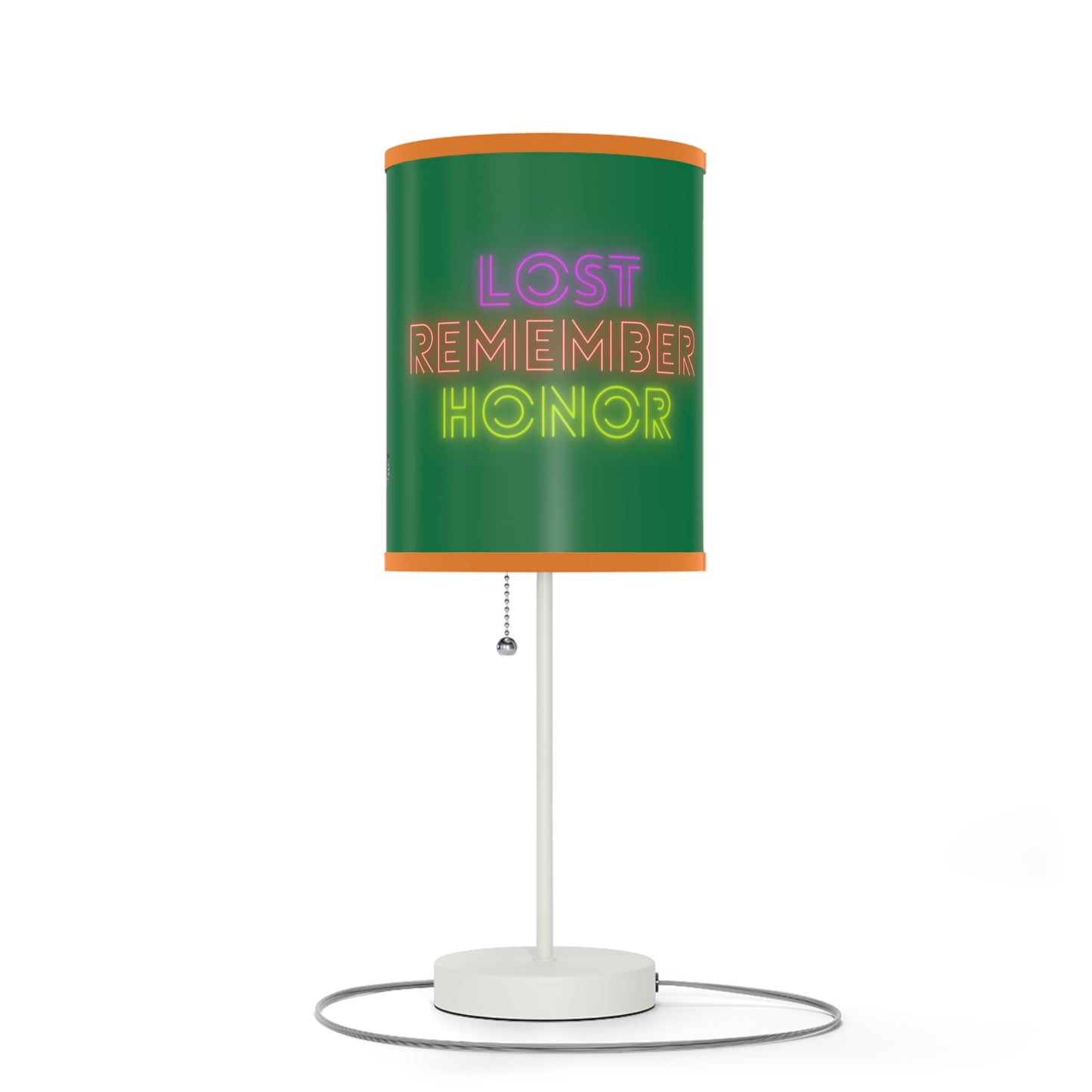 Lamp on a Stand, US|CA plug: Writing Dark Green