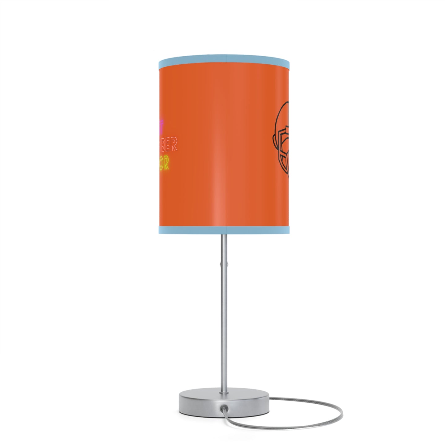 Lamp on a Stand, US|CA plug: Football Orange 