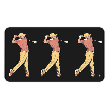 Desk Mat: Golf Black