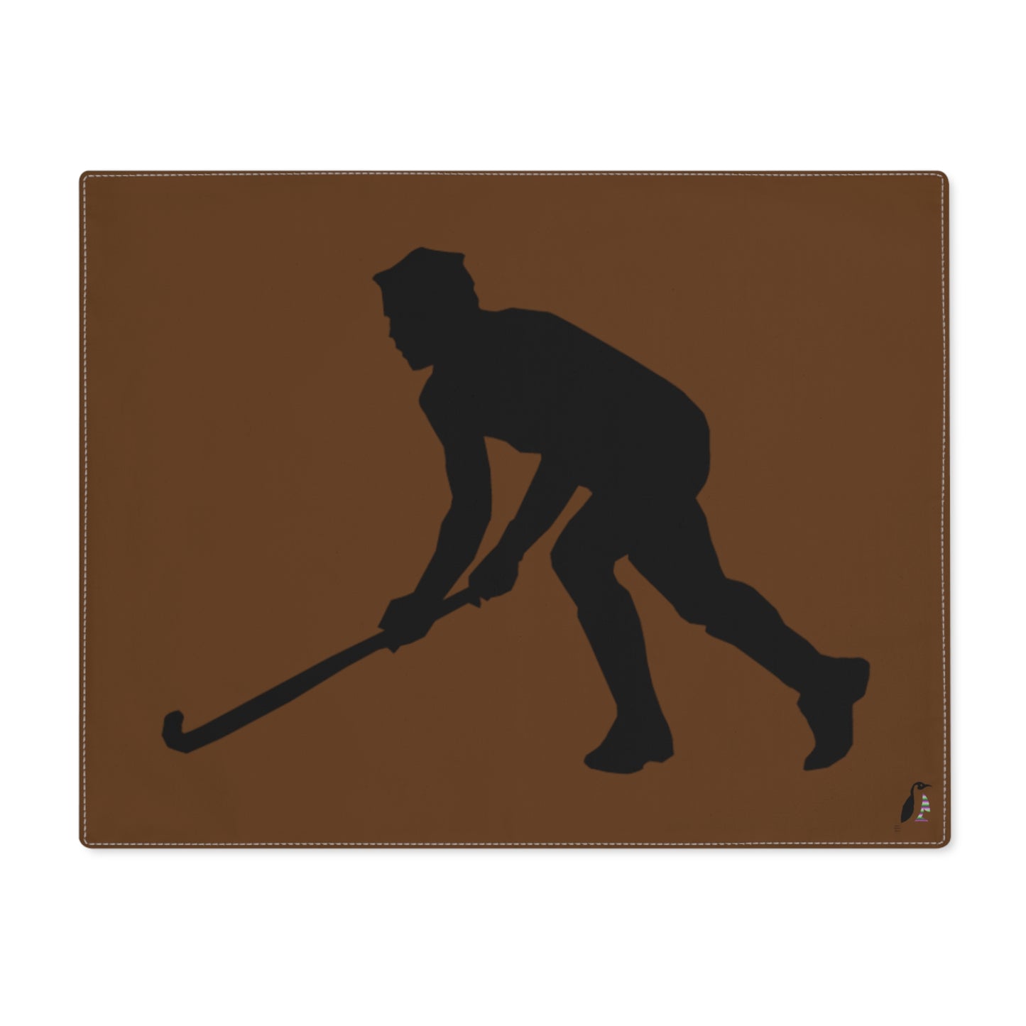 Placemat, 1pc: Hockey Brown