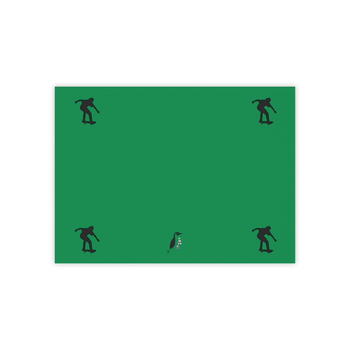 Post-it® Note Pads: Skateboarding Dark Green