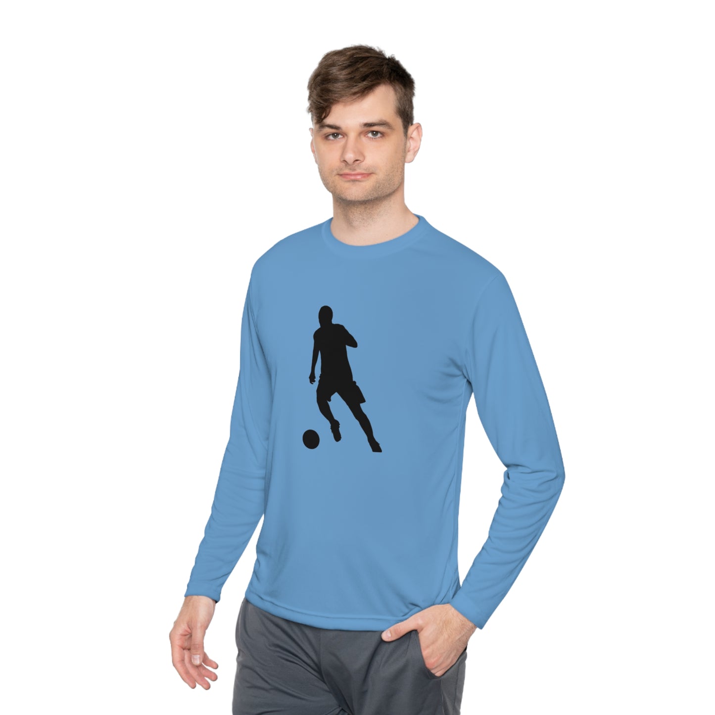 Lightweight Long Sleeve Tee: Soccer #2