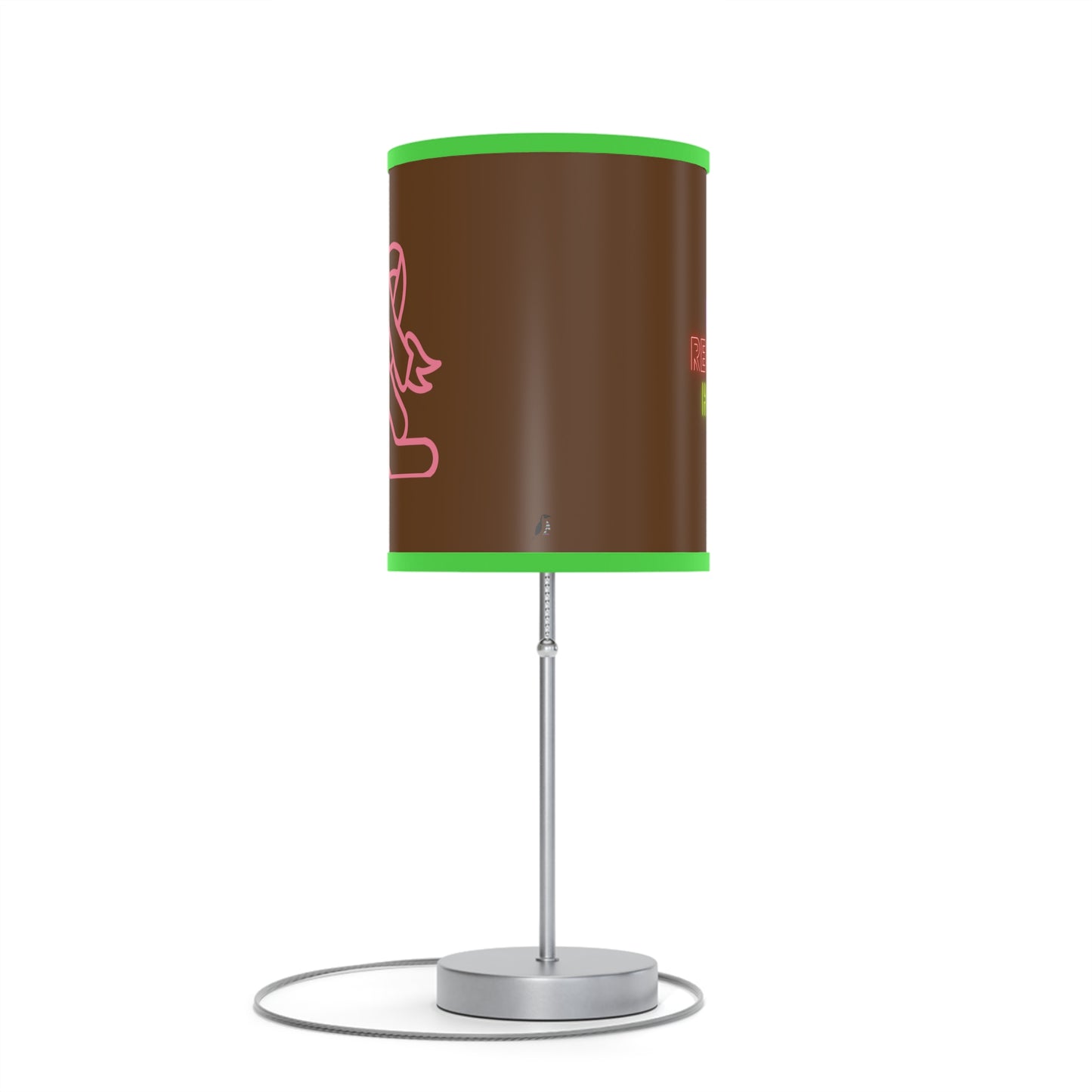 Lamp on a Stand, US|CA plug: Fight Cancer Brown