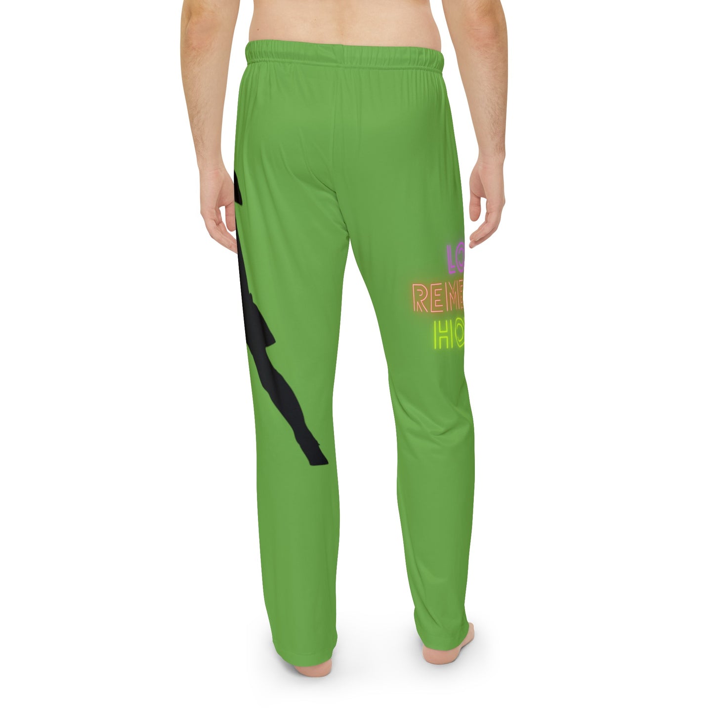 Men's Pajama Pants: Soccer Green