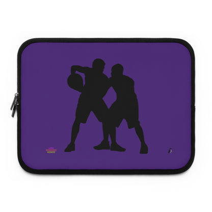 Laptop Sleeve: Basketball Purple