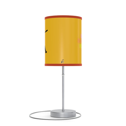 Lamp on a Stand, US|CA plug: Baseball Yellow