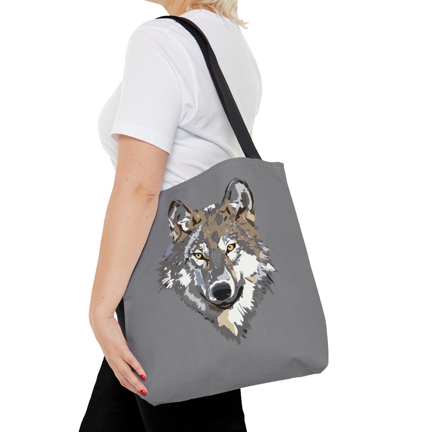 Tote Bag: Wolves Grey