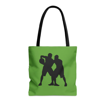 Tote Bag: Basketball Green