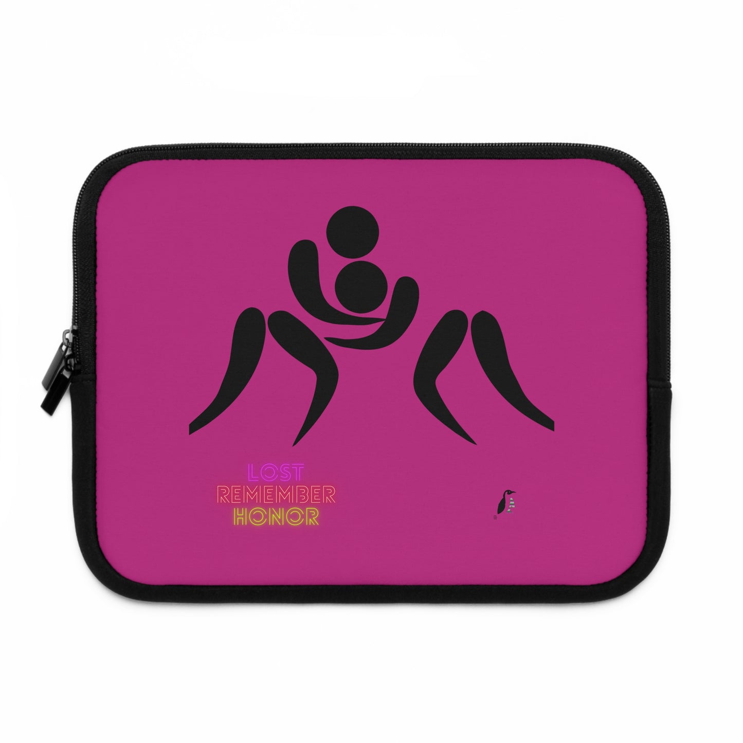 Laptop Sleeve: Wrestling Pink