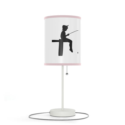 Lamp on a Stand, US|CA plug: Fishing White 