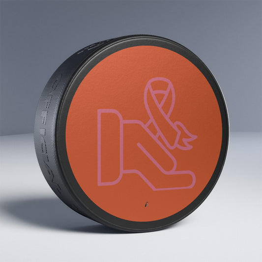 Hockey Puck: Fight Cancer Orange