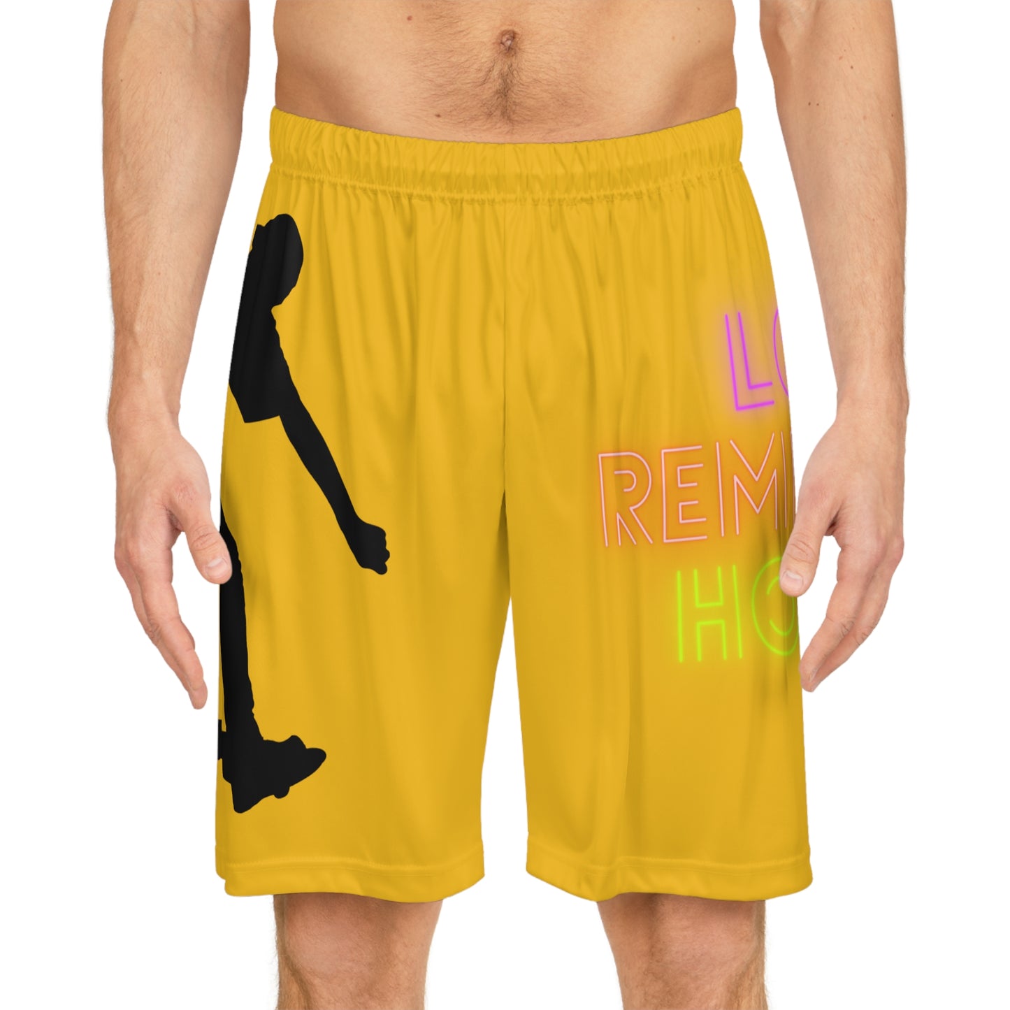 Basketball Shorts: Skateboarding Yellow