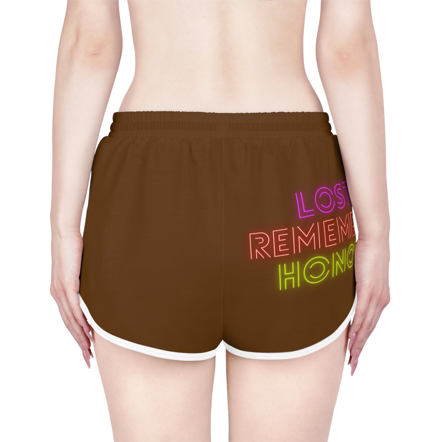 Women's Relaxed Shorts: Volleyball Brown