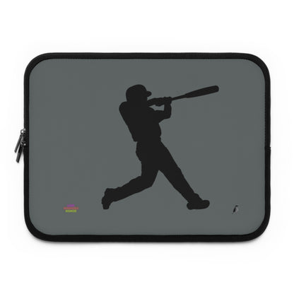 Laptop Sleeve: Baseball Dark Grey