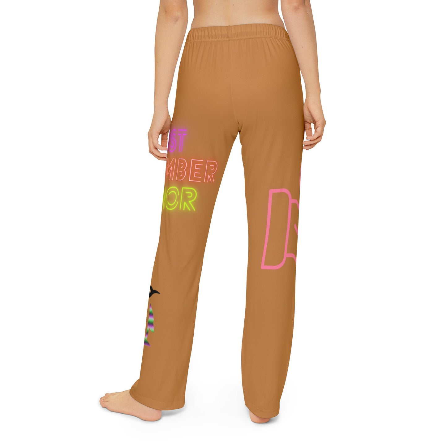 Kids Pajama Pants: Fight Cancer Lite Brown