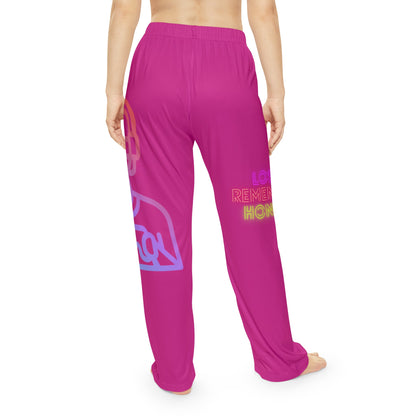 Women's Pajama Pants: Gaming Pink