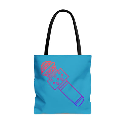 Tote Bag: Music Turquoise