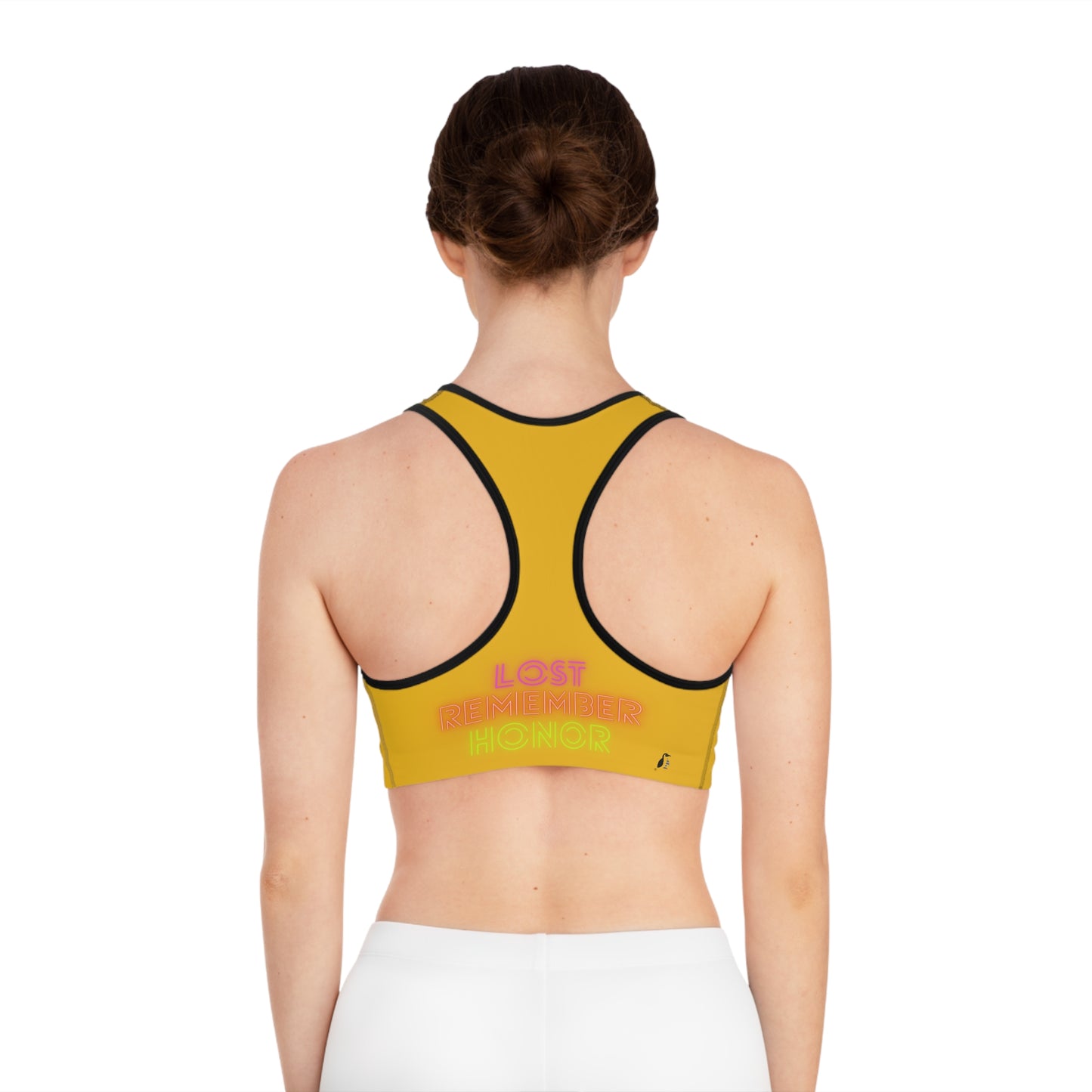 Sports Bra: Golf Yellow