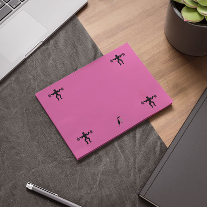 Post-it® Note Pads: Weightlifting Lite Pink