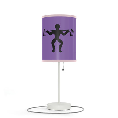 Lamp on a Stand, US|CA plug: Weightlifting Lite Purple