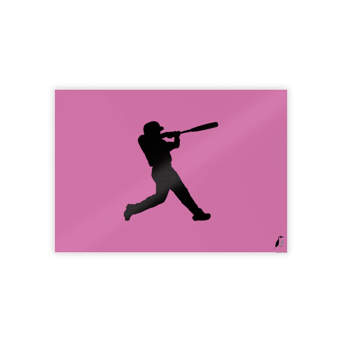 Gloss Posters: Baseball Lite Pink