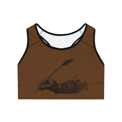 Sports Bra: Writing Brown