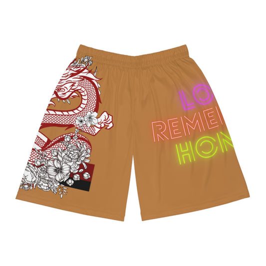 Basketball Shorts: Dragons Lite Brown