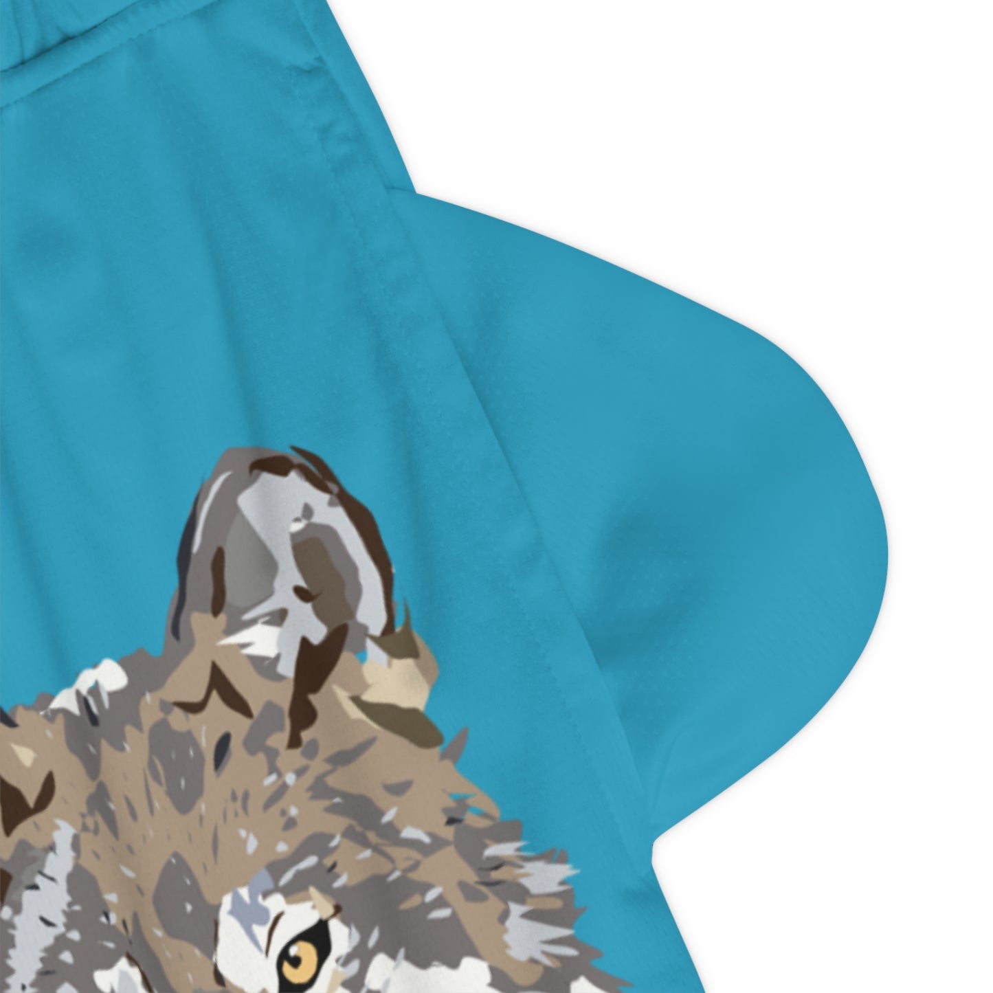 Basketball Rib Shorts: Wolves Turquoise