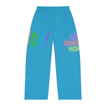 Men's Pajama Pants: LGBTQ Pride Turquoise