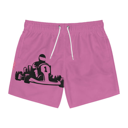 Swim Trunks: Racing Lite Pink