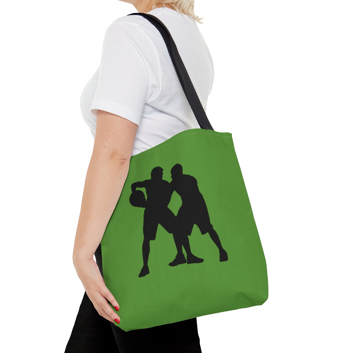 Tote Bag: Basketball Green