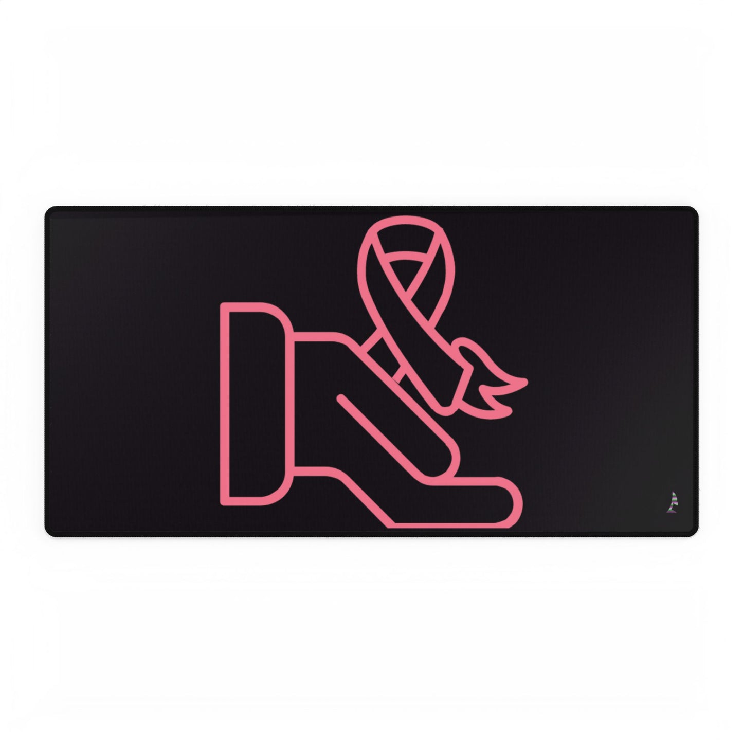 Desk Mats: Fight Cancer Black