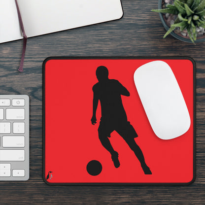 Gaming Mouse Pad: Soccer Red