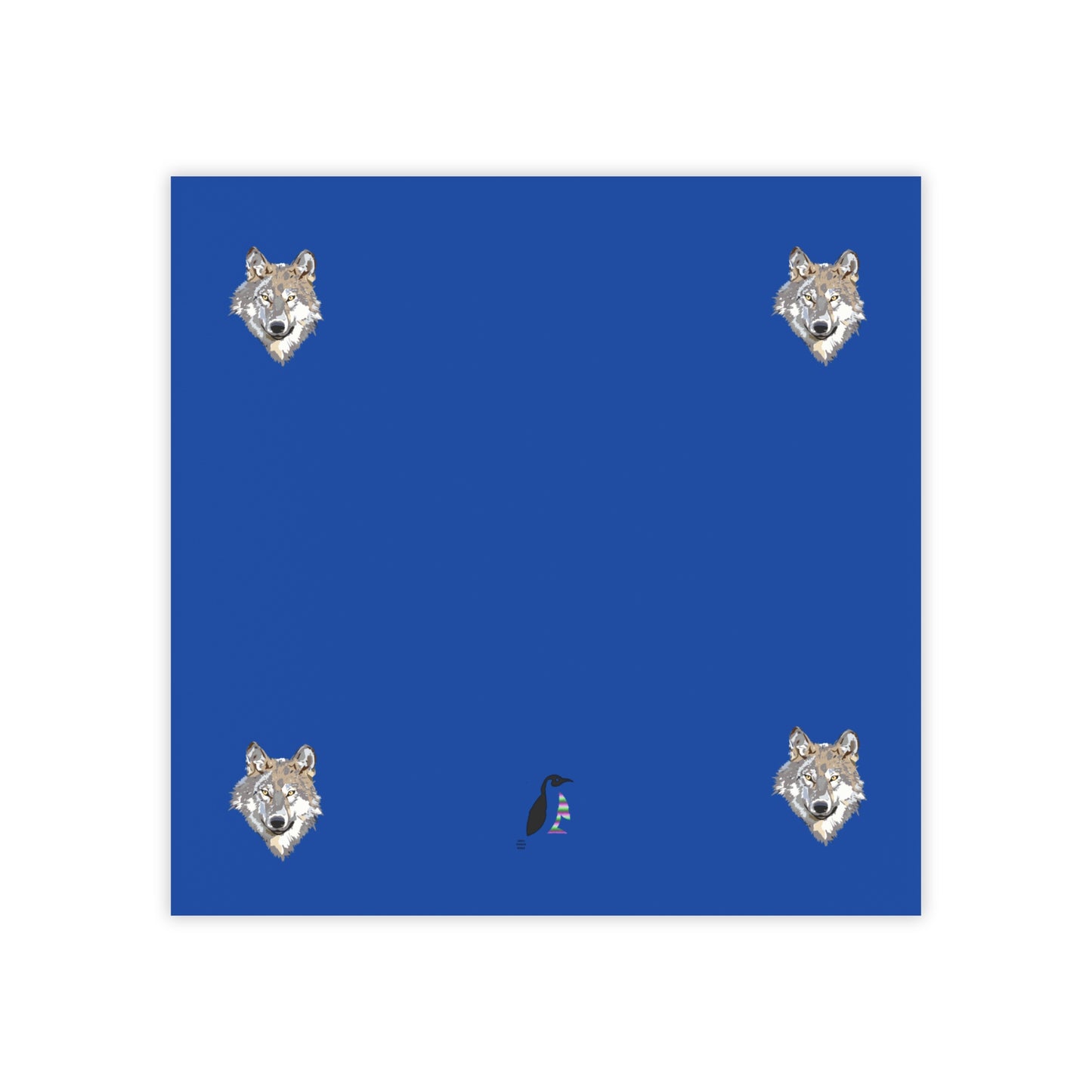 Post-it® Note Pads: Wolves Dark Blue