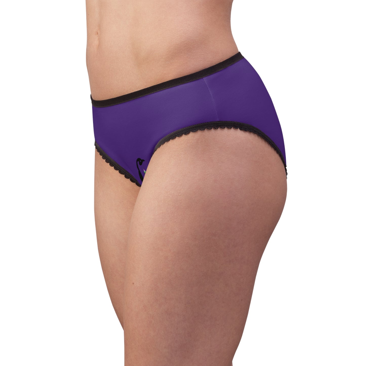 Women's Briefs: Volleyball Purple