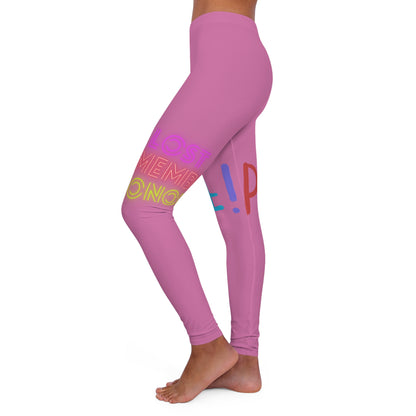 Women's Spandex Leggings: LGBTQ Pride Lite Pink