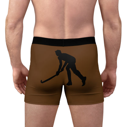 Men's Boxer Briefs: Hockey Brown