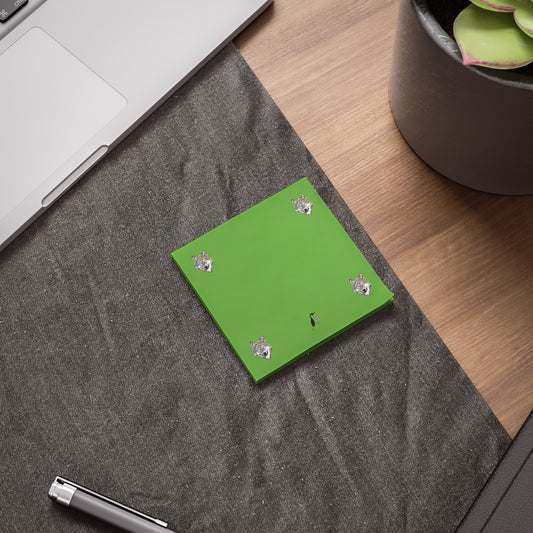 Post-it® Note Pads: Wolves Green